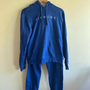 Diamond Supply Co Blue Sweatsuit